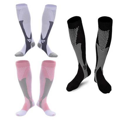 3 Pairs Medical Sport Compression Socks 20-30 mmHg