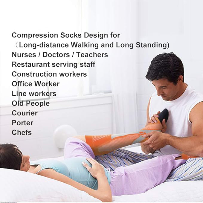 3 Pairs Medical Sport Compression Socks 20-30 mmHg