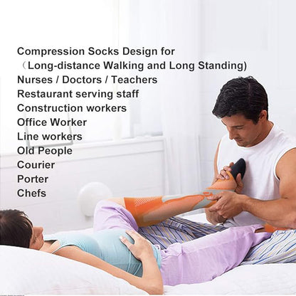 3 Pairs Medical Sport Compression Socks 20-30 mmHg