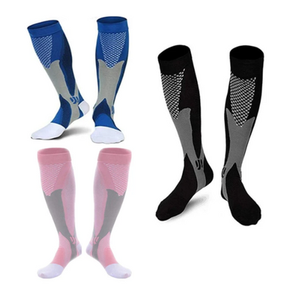 3 Pairs Medical Sport Compression Socks 20-30 mmHg